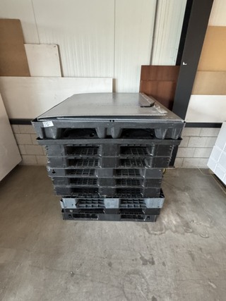 9x Pallet, zwart