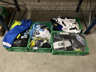 4x Inhoud krat fietskleding, W.o. Sportful, Vermarc