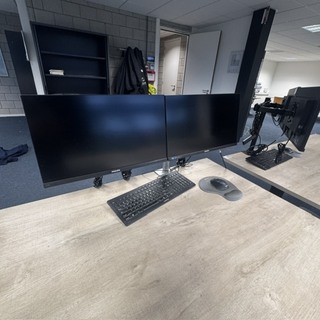 Monitorsteun met 2x monitor, Philips, 245B