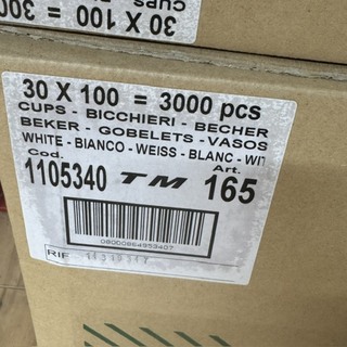 2x Dozen bekers