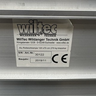 Rijplaat, Wiltec, inklapbaar