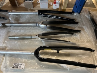 8x Carbon/aluminium voorvork