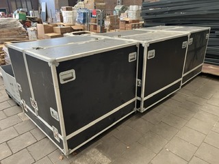 3x Flightcase met tafel