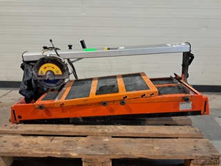 Tegeltafelzaag verstelbaar groot L=950mm/H40mm ~ Battipav, VIP 290, bo