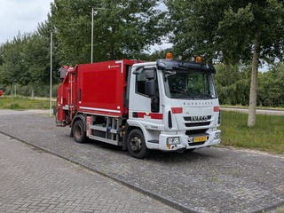 Vuilniswagen, IVECO, 100E, 2015, met opbouw, GEESINKNORBA Mini v 0620