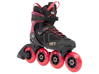 Skates Unisex inline skates VO2 S 90 Short Cuff burgandy Roze