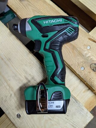 Accu slagschroevendraaier, Hitachi, WH10DAL