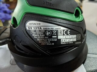 Excentrische schuurmachine Hitachi, SV13YA
