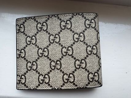Wallet, Gucci, GG Supreme Tiger Wallet, Multicolor