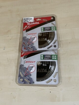 2x Widia Zaagbladen Makita, E-11140