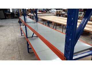 Magazijnstelling 2 M br; 0,60 Heda, 1 sectie’s