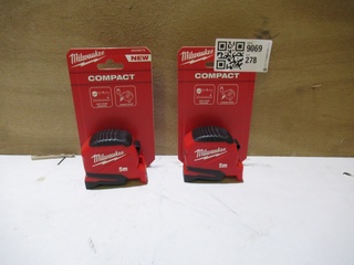 2x Rolmaten Milwaukee, Compact