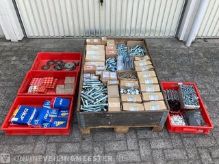 Partij bevestigingsmateriaal en lagers