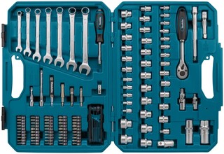 120-Dlg Handgereedschap set Makita, E-06616