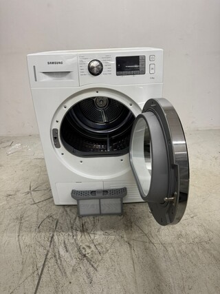 Wasdroger Samsung, DV90F5E6HGW, wit