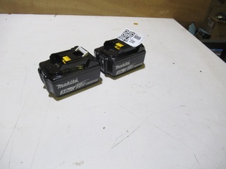 2x Accu’s 18V Makita, BL1830B