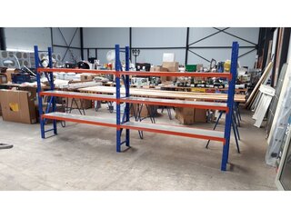 Magazijnstelling 6 m br; 60 cm Heda, 3 Sectie’s