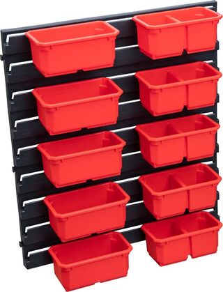 2x Werkplaatswand Qbrick Pro