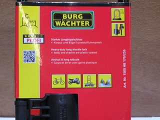 3x Fiets/scooter/motor Beugelslot. Burg Wachter, HB 170/255