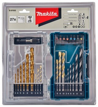 Boor/schroef/bit set Makita, E-07032