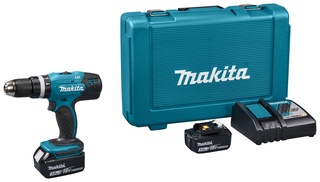 Accuboormachine Set 18V Makita, DDF453RFE