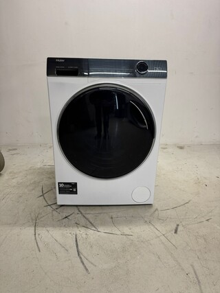 Wasmachine HAIER, HW90BD14979U1, wit (zilver bedieningspaneel, zwarte