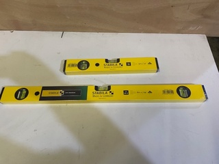 2x Waterpassen Stabila