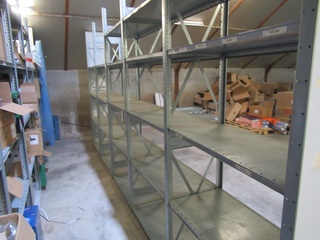 Metalen magazijnstelling Dexion, breedvakstelling