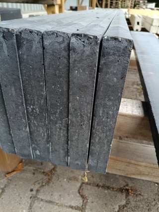 7x Betonplaat antraciet, Berton