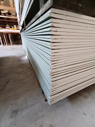 Ca. 35x Gipsplaat AK, groen