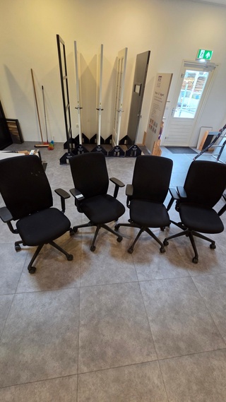 4x Bureau stoelen
