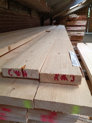 Ca. 12x Vuren planken