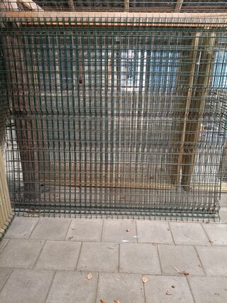 5x Gaas panelen, Betafence En Collstrop, groen