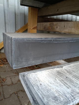 Ca. 14x Betonplaat antraciet, Berton