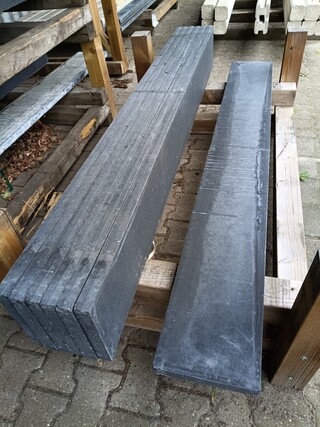 7x Betonplaat antraciet, Berton