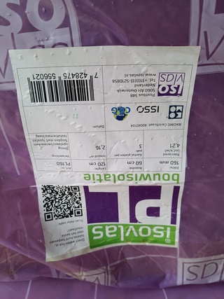 Partij isolatieplaat, Isovlas