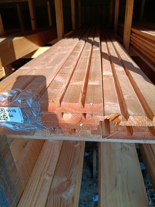 Ca. 28x Red Class wood triple profiel