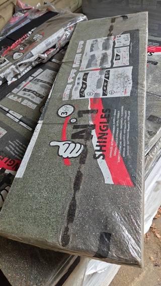 Ca. 21x Dakshingles, IKO, groen