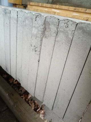 Ca. 20x Betonplaat wit/grijs, Berton