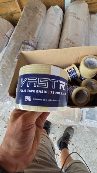 Ca. 23x Isolatiefolie Supertape, Superfoil, transparant