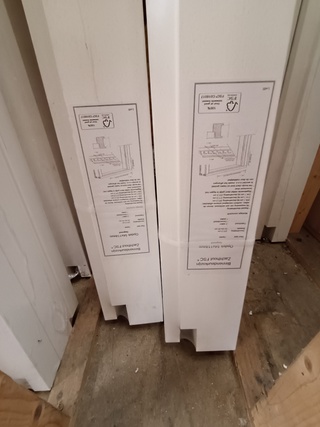 Ca. 25x grenen en hardhouten binnendeurkozijnen