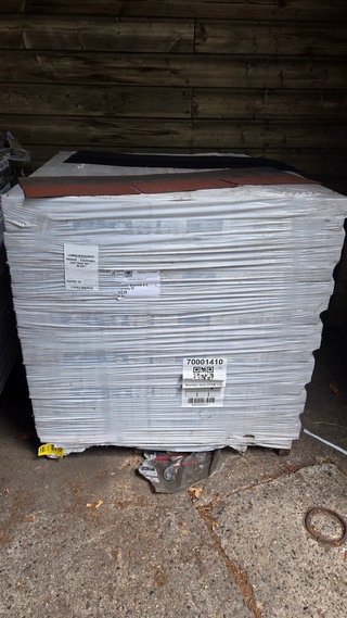 Ca. 15x Dakshingles, IKO, rood