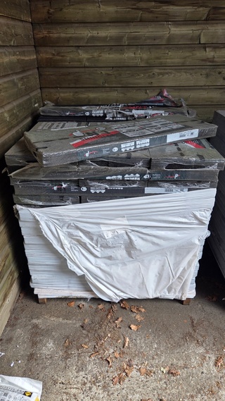 Ca. 21x Dakshingles, IKO, groen