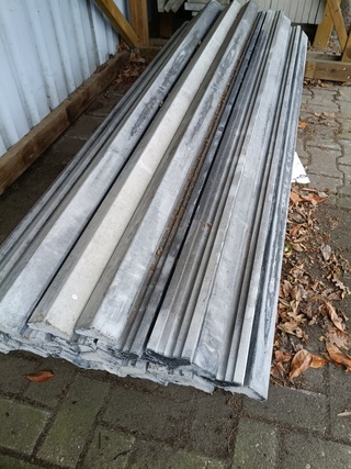 Ca. 29x Beton afdekkap antraciet 180, Berton