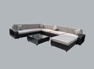 Loungeset Vonato, Zenova, donkerbruin