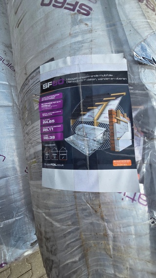 5x Rol isolatiefolie dampdicht SF60, Superfoil