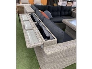 Loungeset Vonato, Lorica, lichtgrijs
