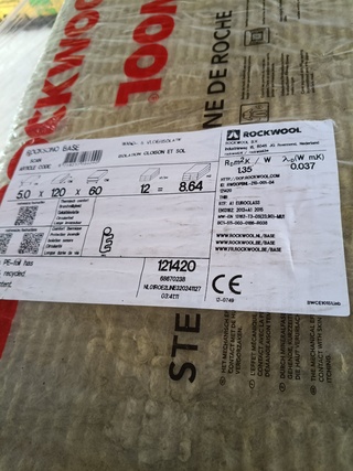 Partij isolatieplaat, Rockwool