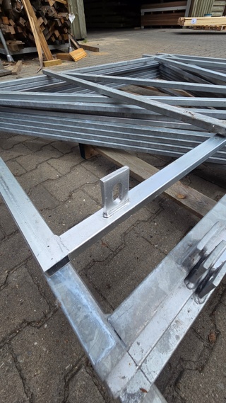 9x IJzeren deurframes