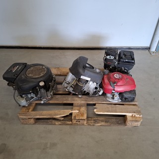 4x Benzinemotor, Honda, Briggs & Stratton
